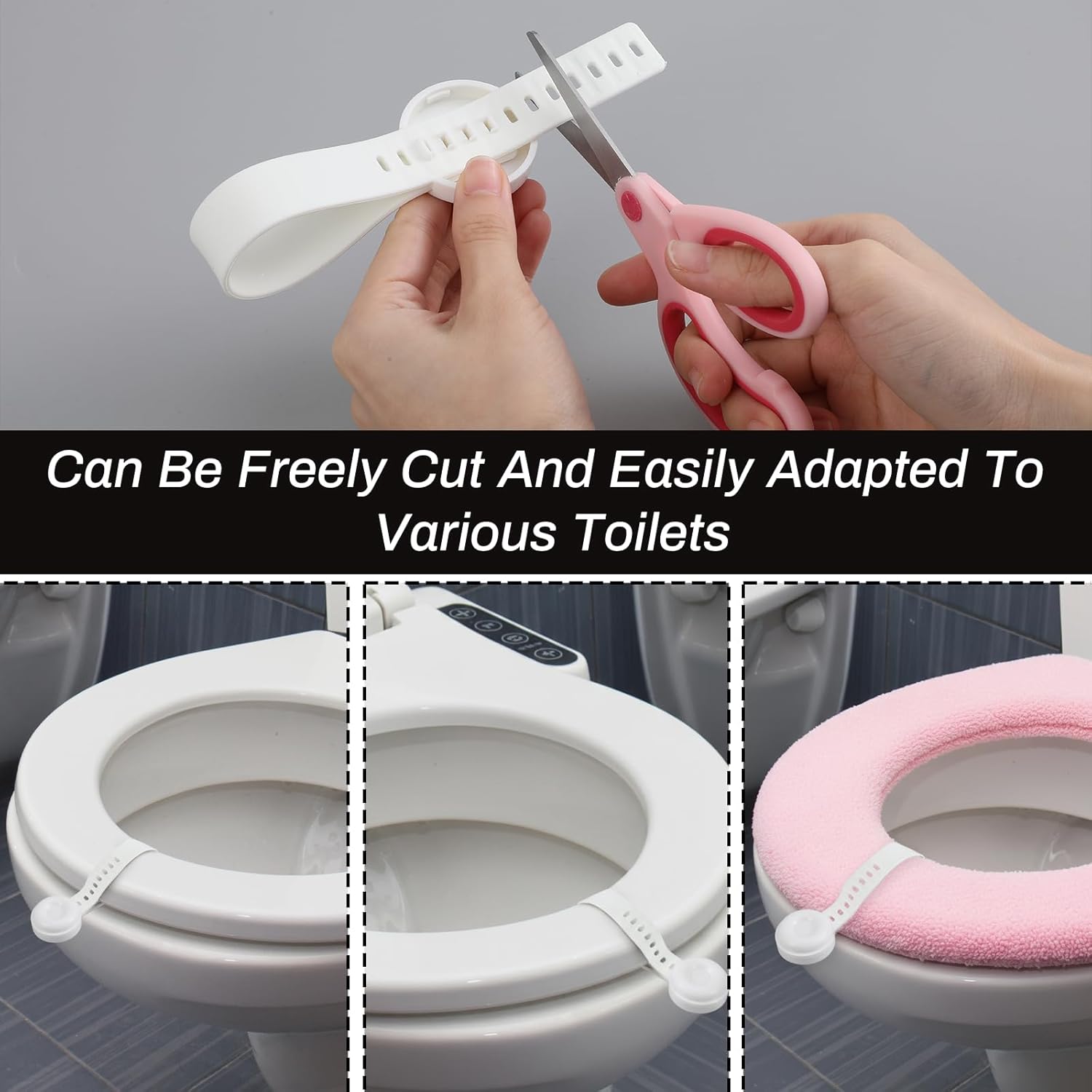 Toilet Seat Lifter - 1PCS Silicone Lift Tab Handle with Comfort Grip, Universal Bathroom Accessory for Easy and Sanitary Lid Lifting