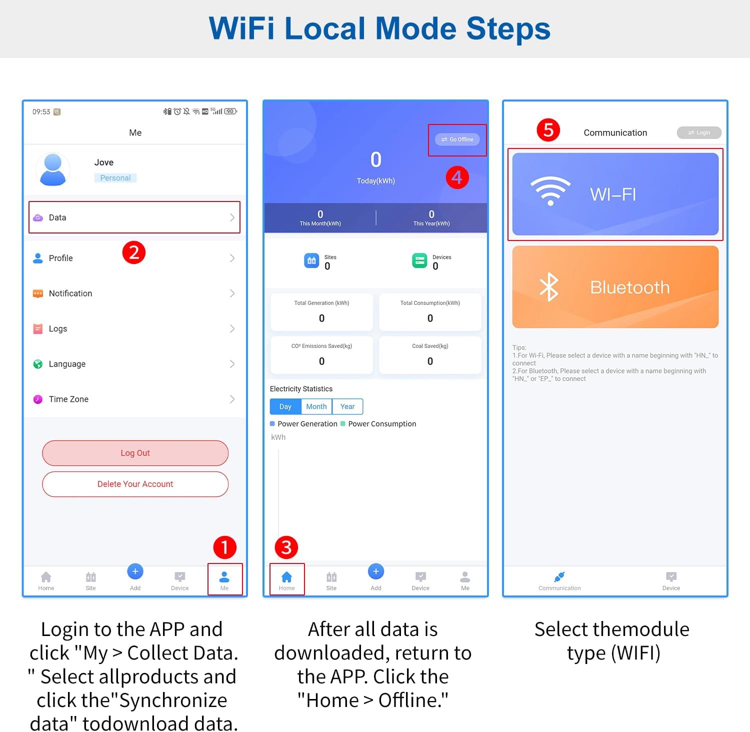 EPEVER WiFi Adapter Accessorry for MPPT Solar Charge Controller APP Remote Monitor (EPEVER-WiFi-2.4G-RJ45-D)