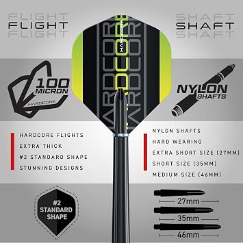 RED DRAGON Darts - Professional Darts Accessories - Choose from Full Dart Accessory Kit (Flights, Shafts, Finger Grip Wax & More) or Precision Dart Practice Rings - Multiple Options Available