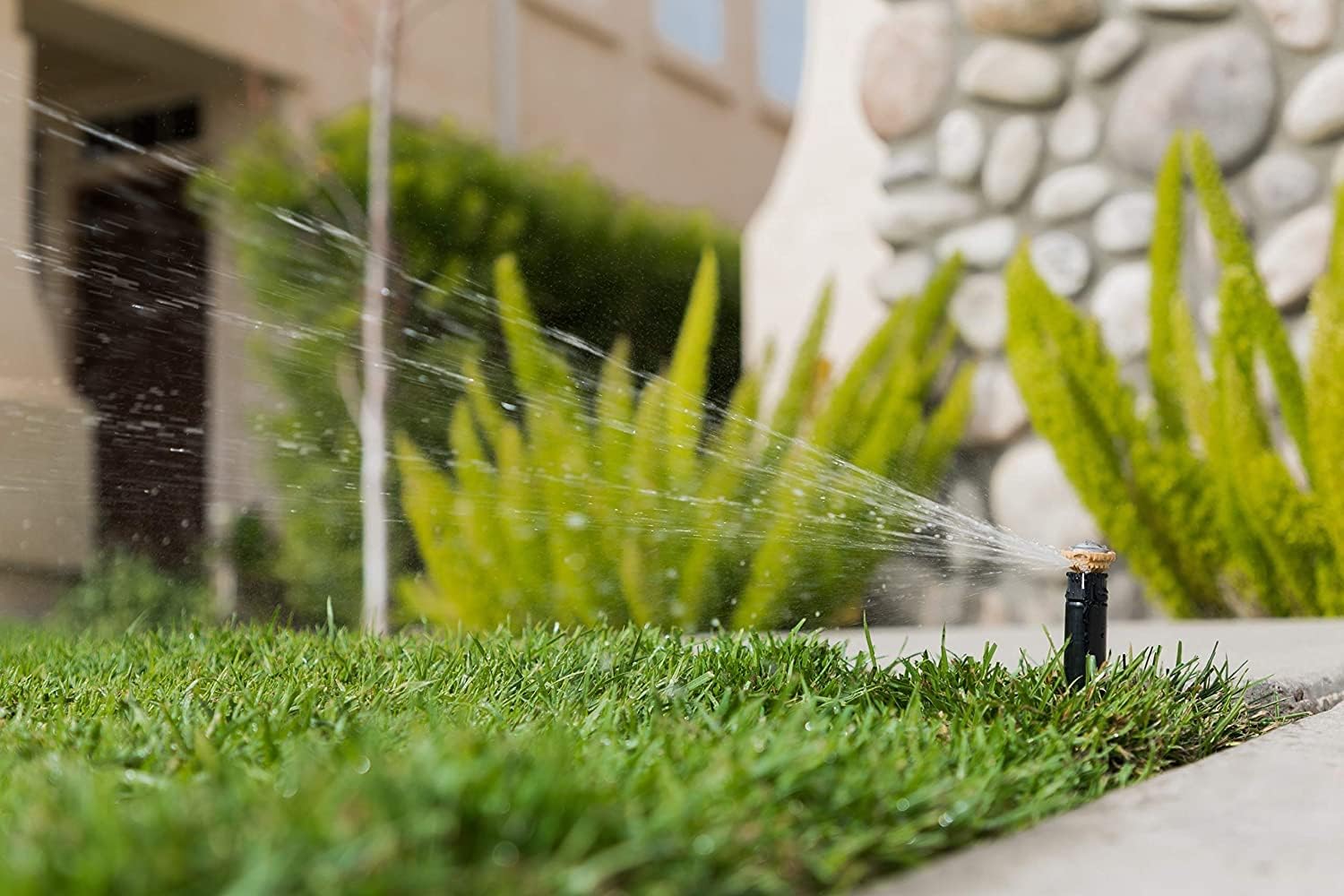 Rain Bird 22SAFPROPR Pressure Regulating (PRS) High-Efficiency Pro Rotary Sprinkler, 360° Full Pattern, 17' - 24' Spray Distance, 4" Pop-up Height (Pack of 2)