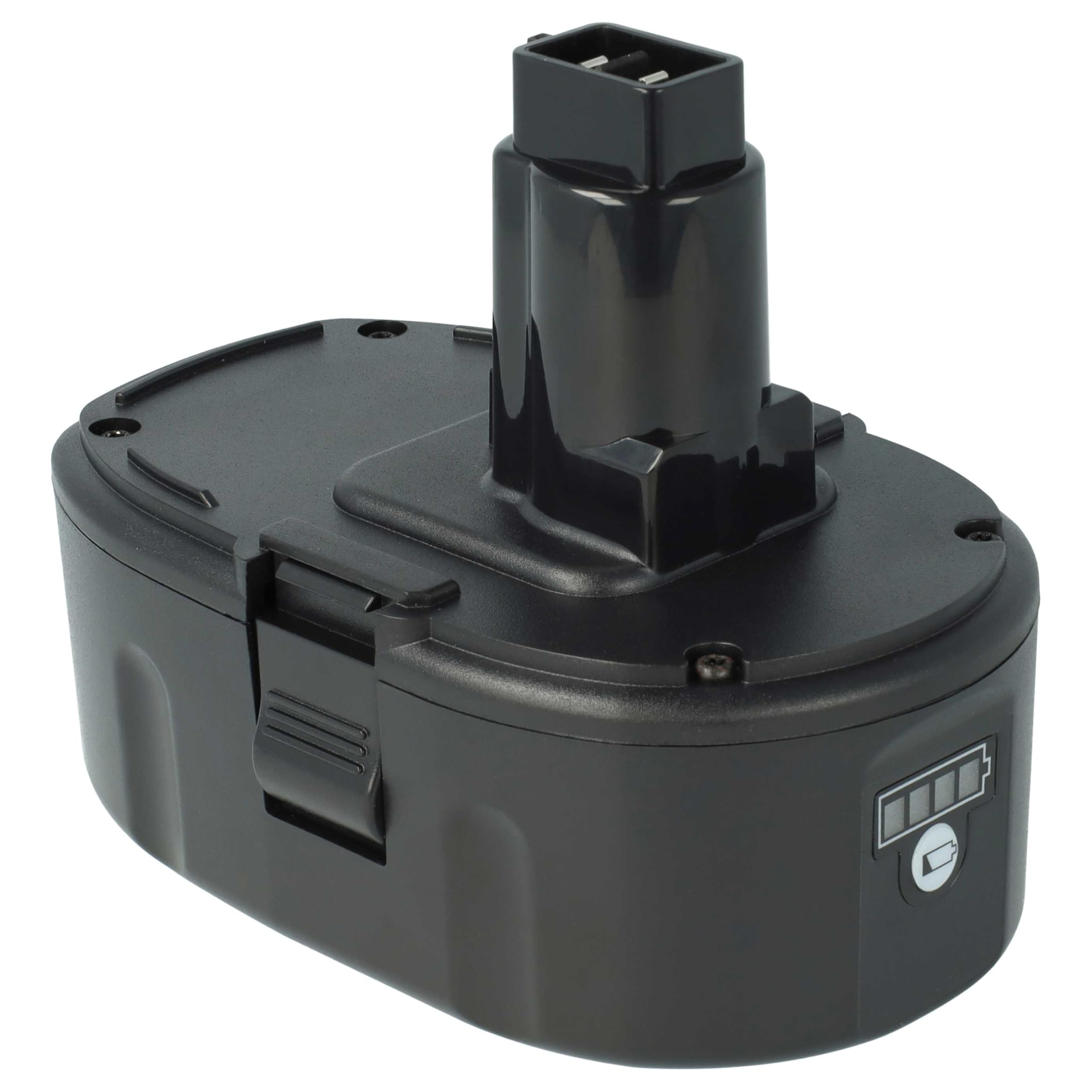 vhbw 2 x akumulator kompatybilny z Dewalt DC987KB, DC987KA, DC988, DC926KA, DC925VA, DC987, DC926VA, DC925KB narzędzie (3000 mAh, Li-Ion, 18 V)