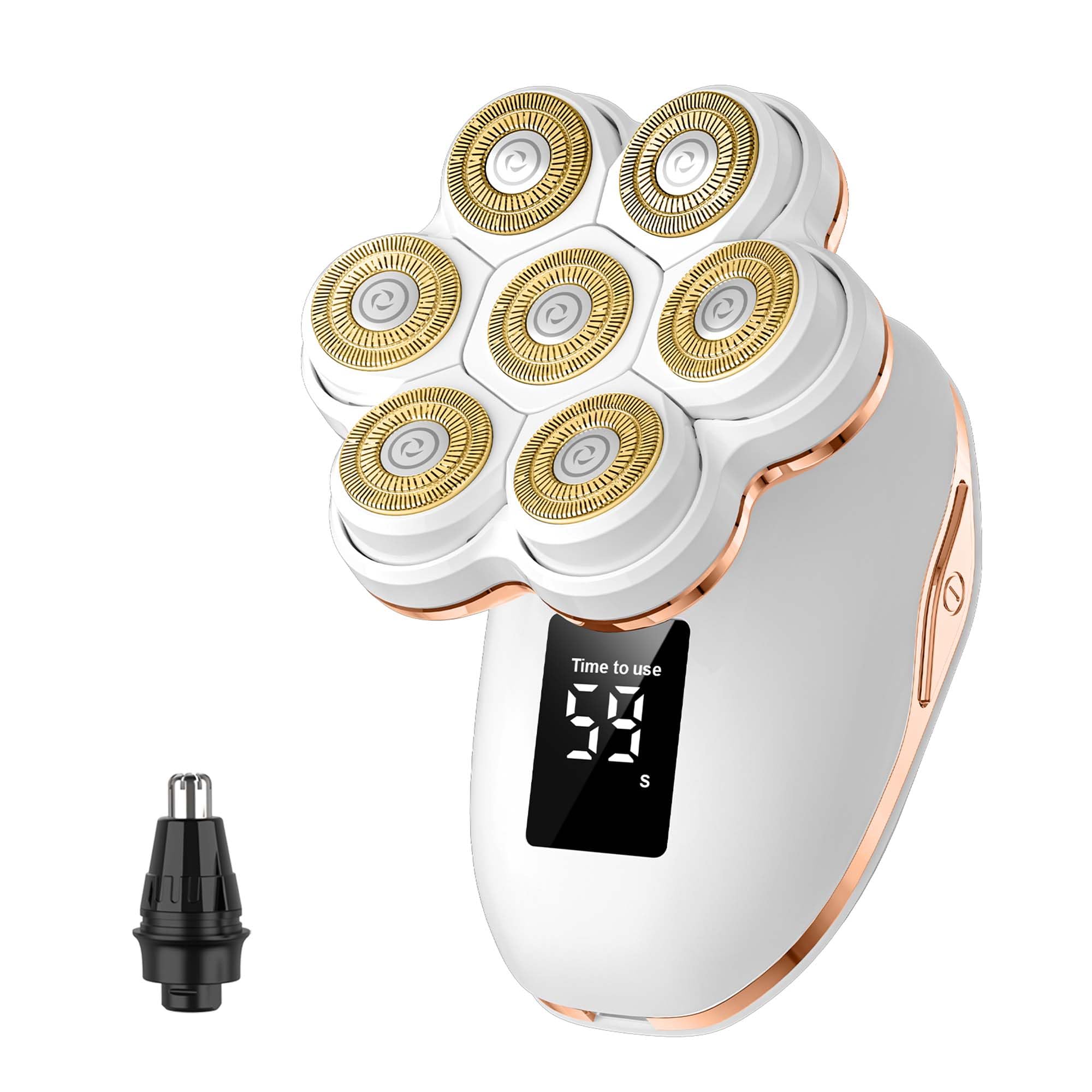 Electric Razors for Women Legs：7D Magnetic Detachable Head Flawless Razor-IPX7 Waterproof Wet Dry Cordless Trimmer-USB Rechargeable Travel Kit(G3)