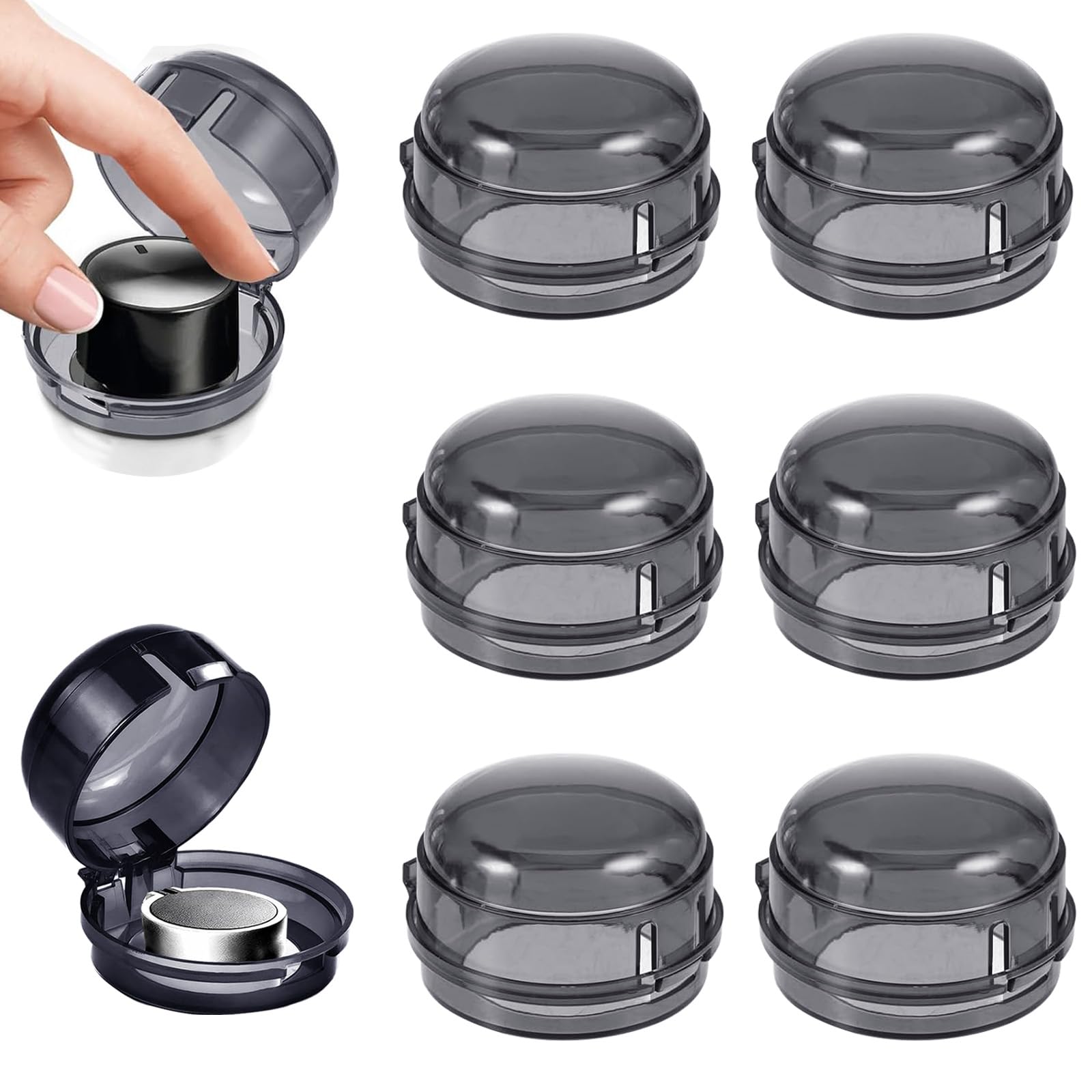 6 Copri Manopole Per Piano Cottura A Gas - Protezione Bambini E Animali | Sicurezza Cucina - Foto 9