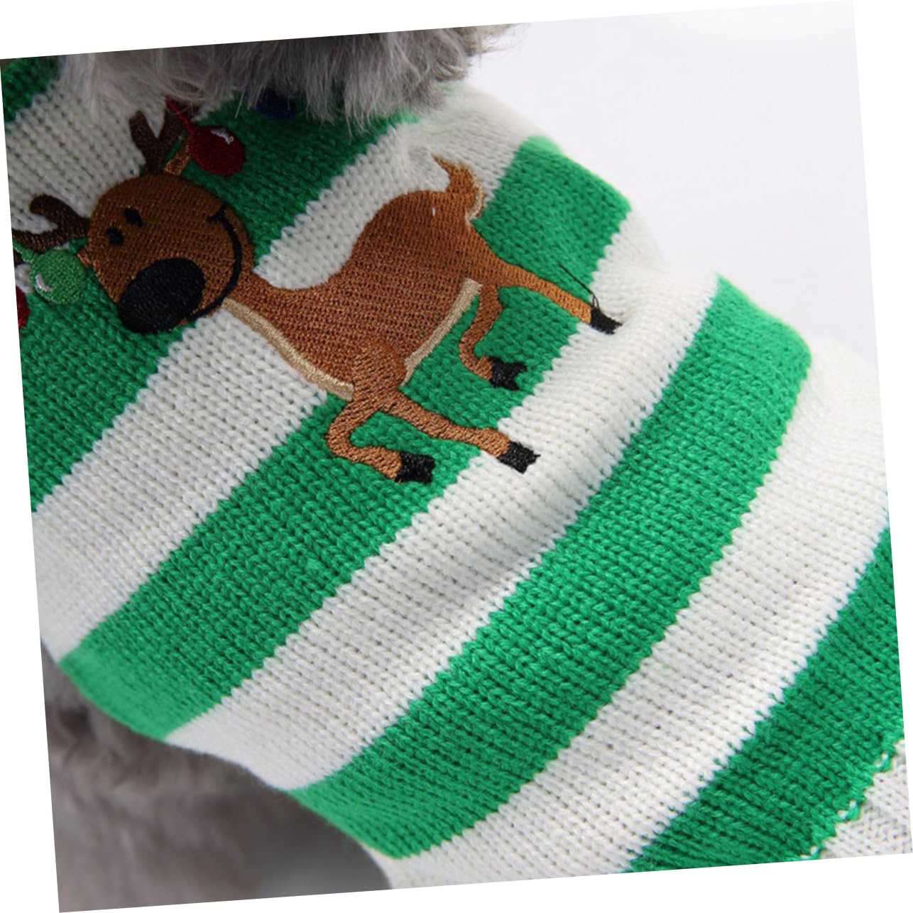 BESPORTBLE Pull Tricoté en Houx pour Chien 3 Pièces Élégant Tenue De Noël Vêtements Chauds pour Chien