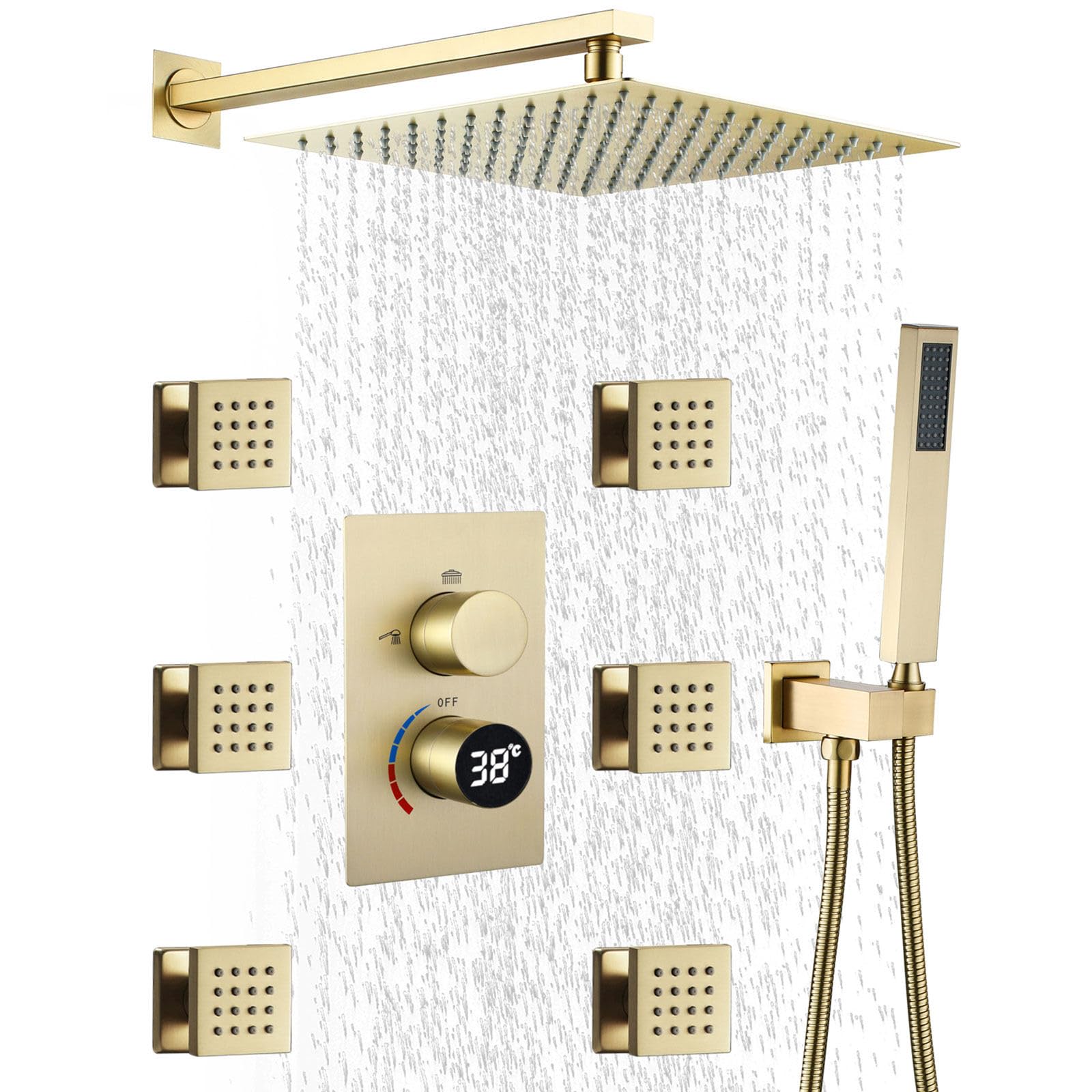 Système de douche encastré pour créer un espace bien-être et spa à la maison
