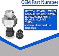 Vista 3 de 12677836 Sensor de presión de aceite y zócalo para Chevy Silverado 1500 2500 3500, Express, Corvette, Suburban, Avalanche, Impala, Tahoe