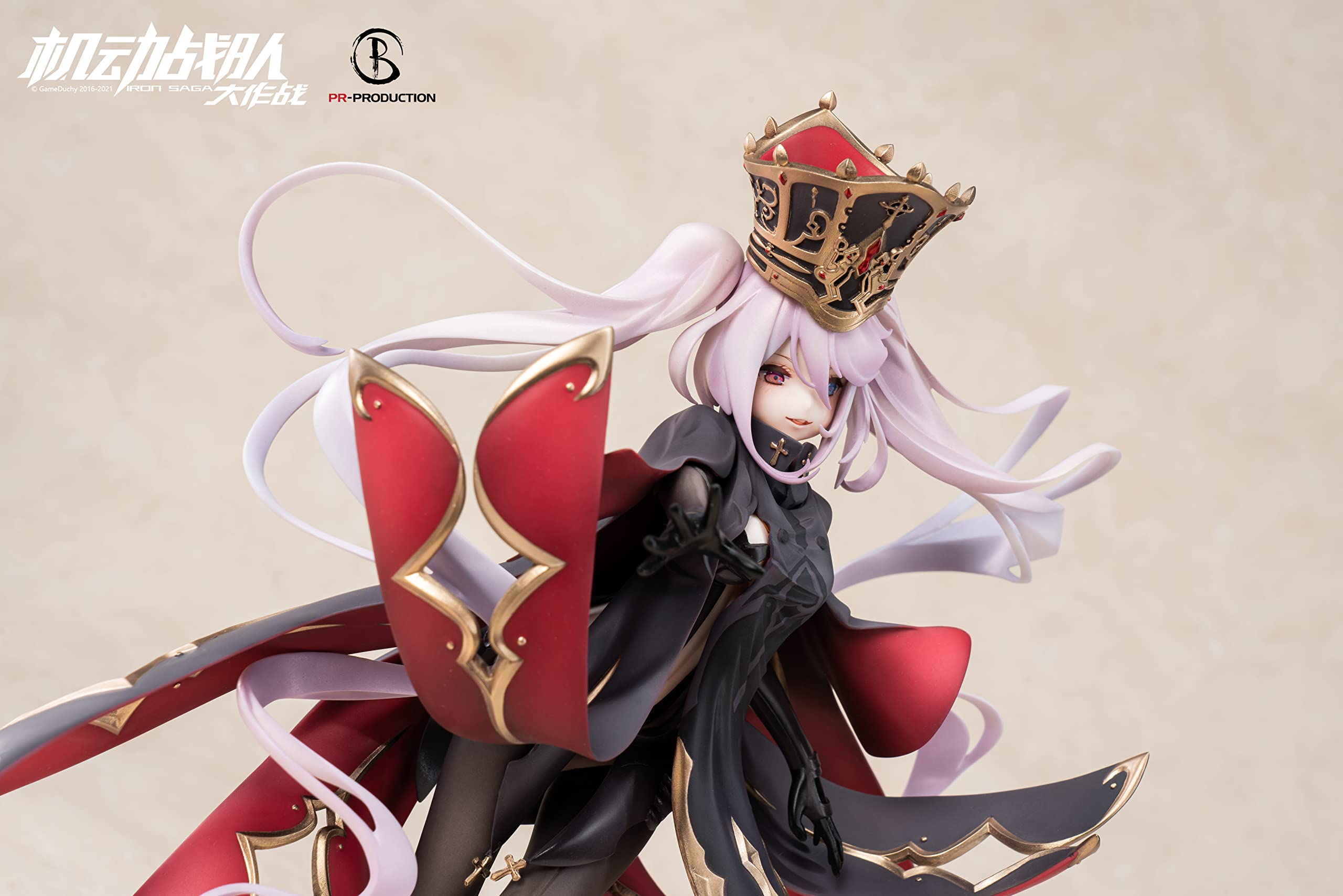 朧 「機動戦隊アイアンサーガ」 1/7 塗装済完成品 中古】(本体B/箱B)機動戦隊アイアンサーガ 朧 1/7 完成品