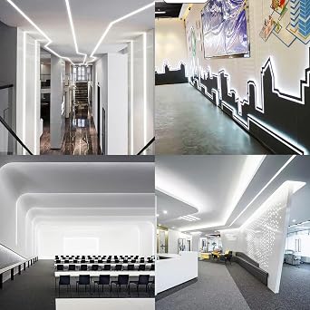 GOMING 24 V COB LED Strip Cool White 6000 K 5 m Cut to Life 13 W/M [Energy Class F]