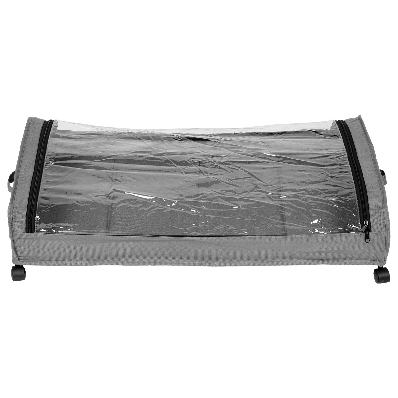 Alipis Unterbett Aufbewahrungsbox mit Faltbare Bettkasten Schublade für Kleidung Schuhe und Praktischer Organizer aus Robustem mit Abnehmbarer Abdeckung
