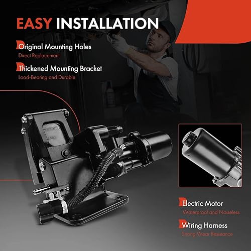Miniatura 5 de A-Premium Conjunto de motor de estribo eléctrico con soporte compatible con Ford Expedition y Lincoln Navigator 2007-2017, solo distancia entre ejes