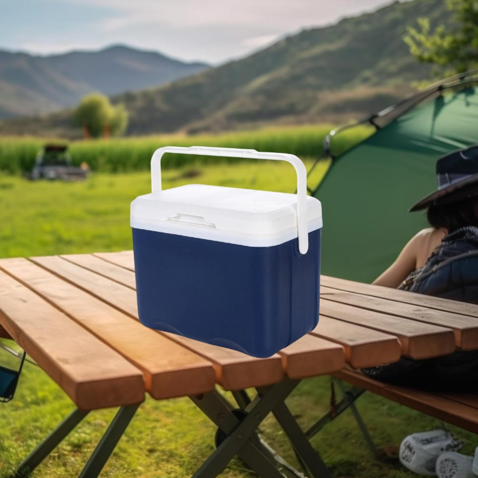 Caja Térmica Portátil Contenedor Isotérmico Nevera Portátil Ligera Y Fácil de Hecha en Material Robusto Adecuada para Excursiones Pesca of
