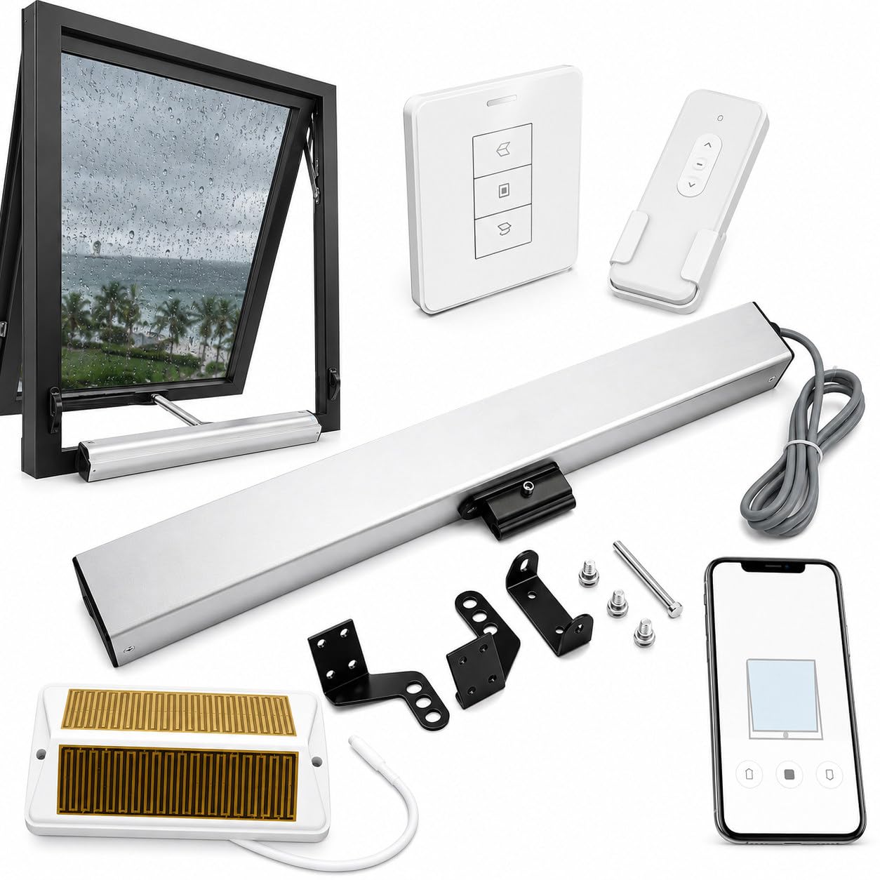Aprifinestra Motorizzato Smart e Attuatore Automatico Tetto 1000mm