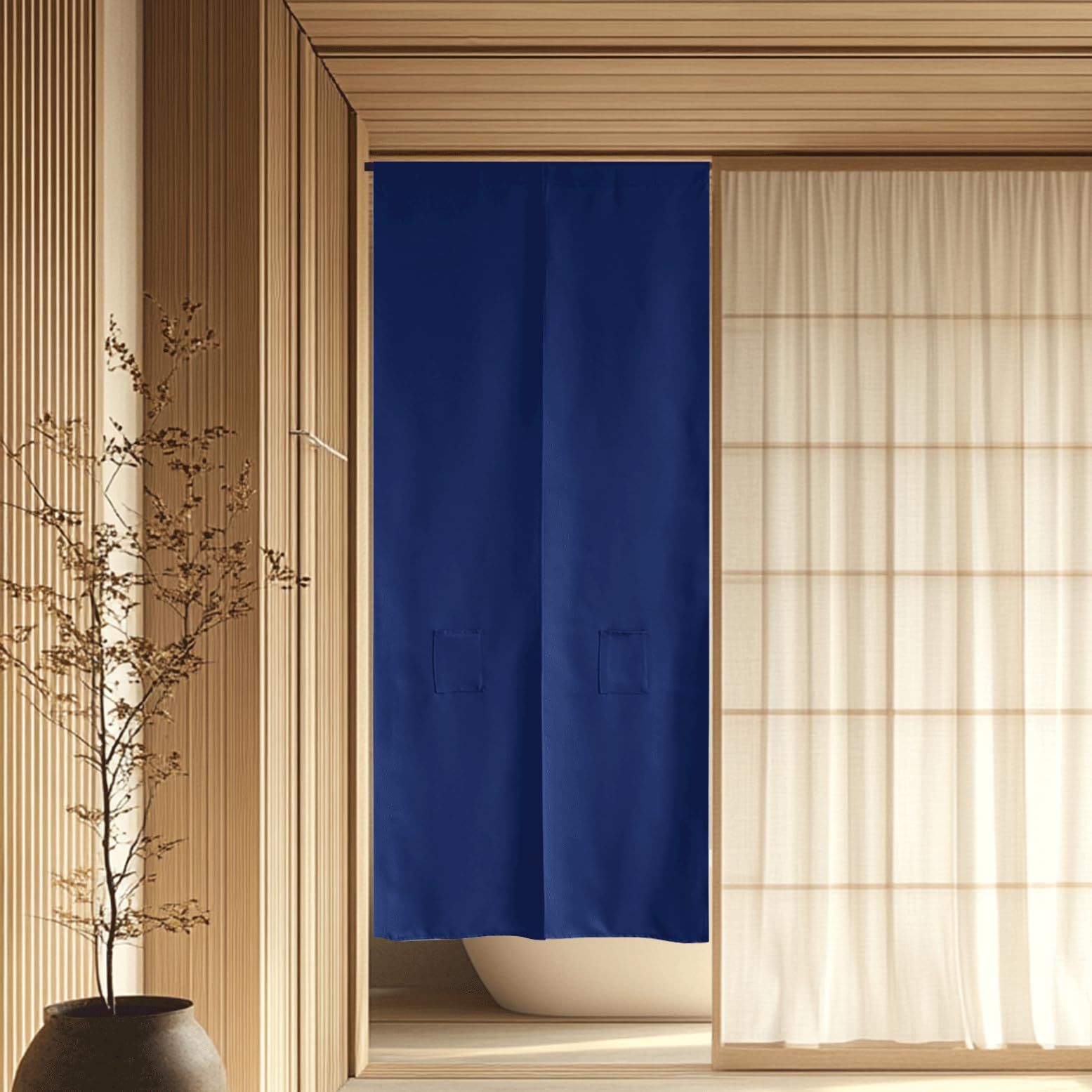 Amazon.co.jp: 目隠し ロング のれん アコーディオン カーテン - PONY