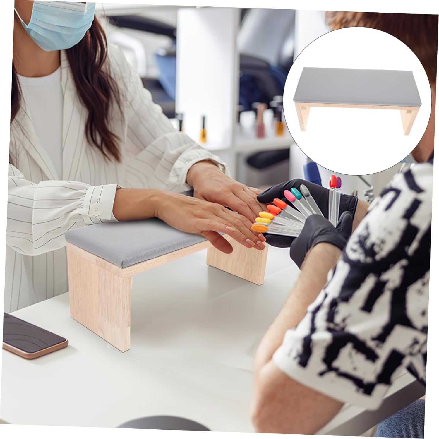 1pc Nail Hand Rest Cushion Nail Art Rest Holder Manicure Hand for Professional Salons