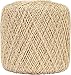 Aunt Lydia Metallic Natural/Gold Yarn - 3 Pack of 100y/91m - Mixed Materials - 10-100 Yards - Knitting/Crochet
