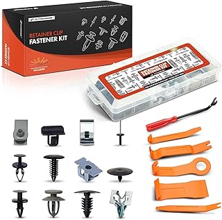 A-Premium 109 PCS 12 Sizes Car Retainer Clips Kit Compatible with Chevrolet Tahoe GMC Yukon 2015-2020 Bumper Fender Cowl Hood Auto Push Pin Plastic Rivet Fastener Replacement Set, w/Removal Tool