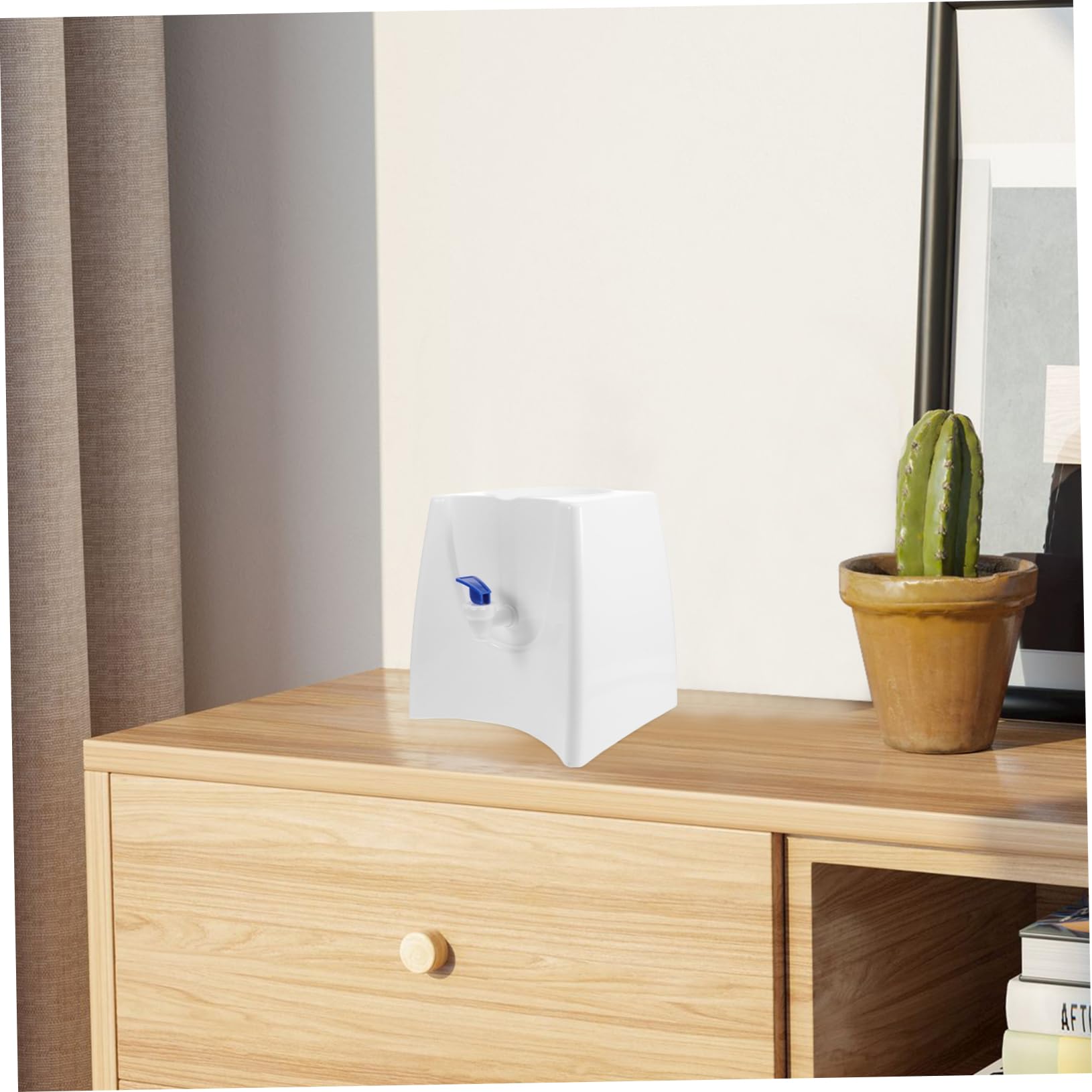 BRIGHTFUFU Water Dispenser for Office Outdoor Use Compact Cooler Easy Access Tap Versatile Tabletop Design Space-Saving for Spaces