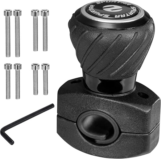 Spurtar Steering Wheel Knob, Universal Steering Knob Suicide Knob Power