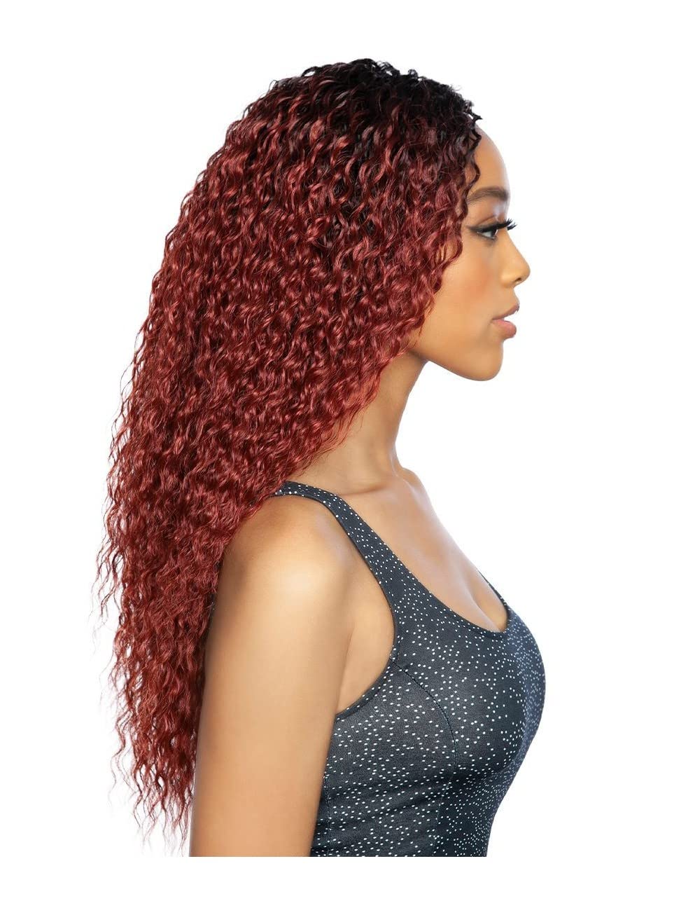 Mega Brazilian Human Hair Mix Weave 14"/16"/18"+Part Closure - MBSH4S SASHA WAVE (OT1B30)