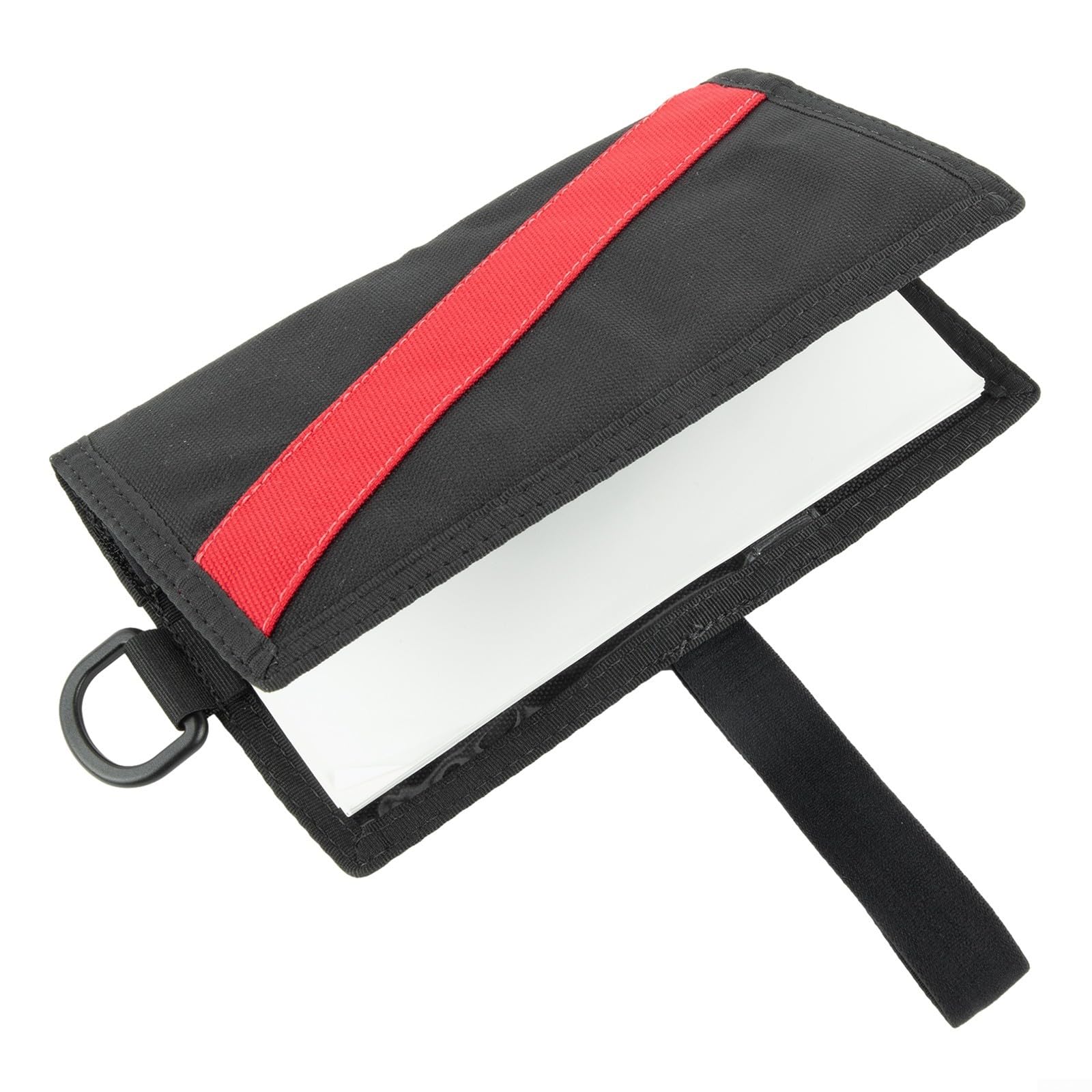 Underwater Scuba Diving Wet Notes Book 50 Page Waterproof Write Paper Refill 2 Slates Bungee Lanyard Elastic Bookmark(Red)