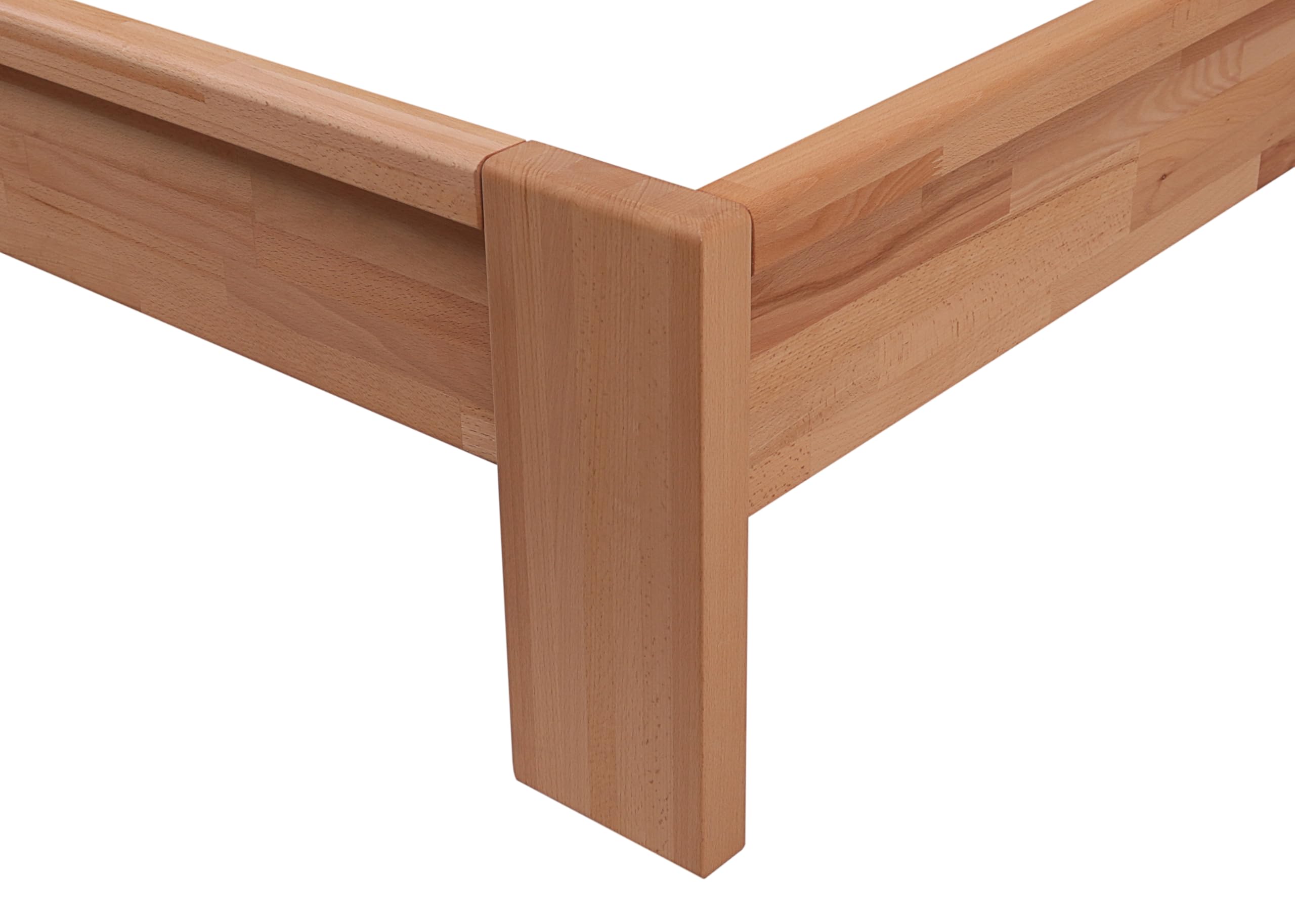 Krok Wood Massivholzbett Alice in Buche (200 x 200 cm)