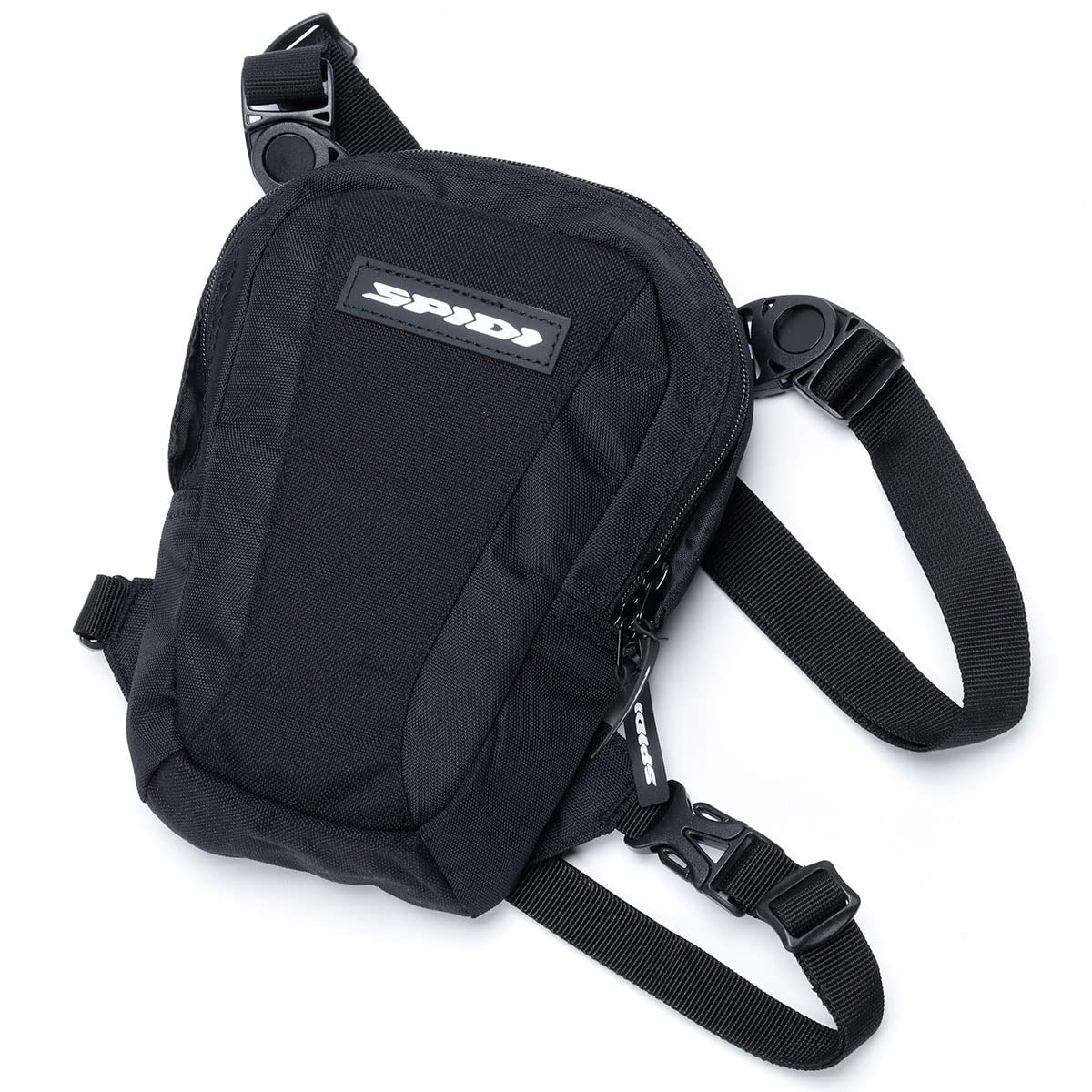SPIDI, Leg Bag, Beintasche Motorrad, Leicht und Widerstandsfähig, 3L Fassungsvermögen, Verstellbare und Abnehmbare Gurte, Hochfestes Polyester, Ideal für Reisen und Pendeln, Einheitsgröße