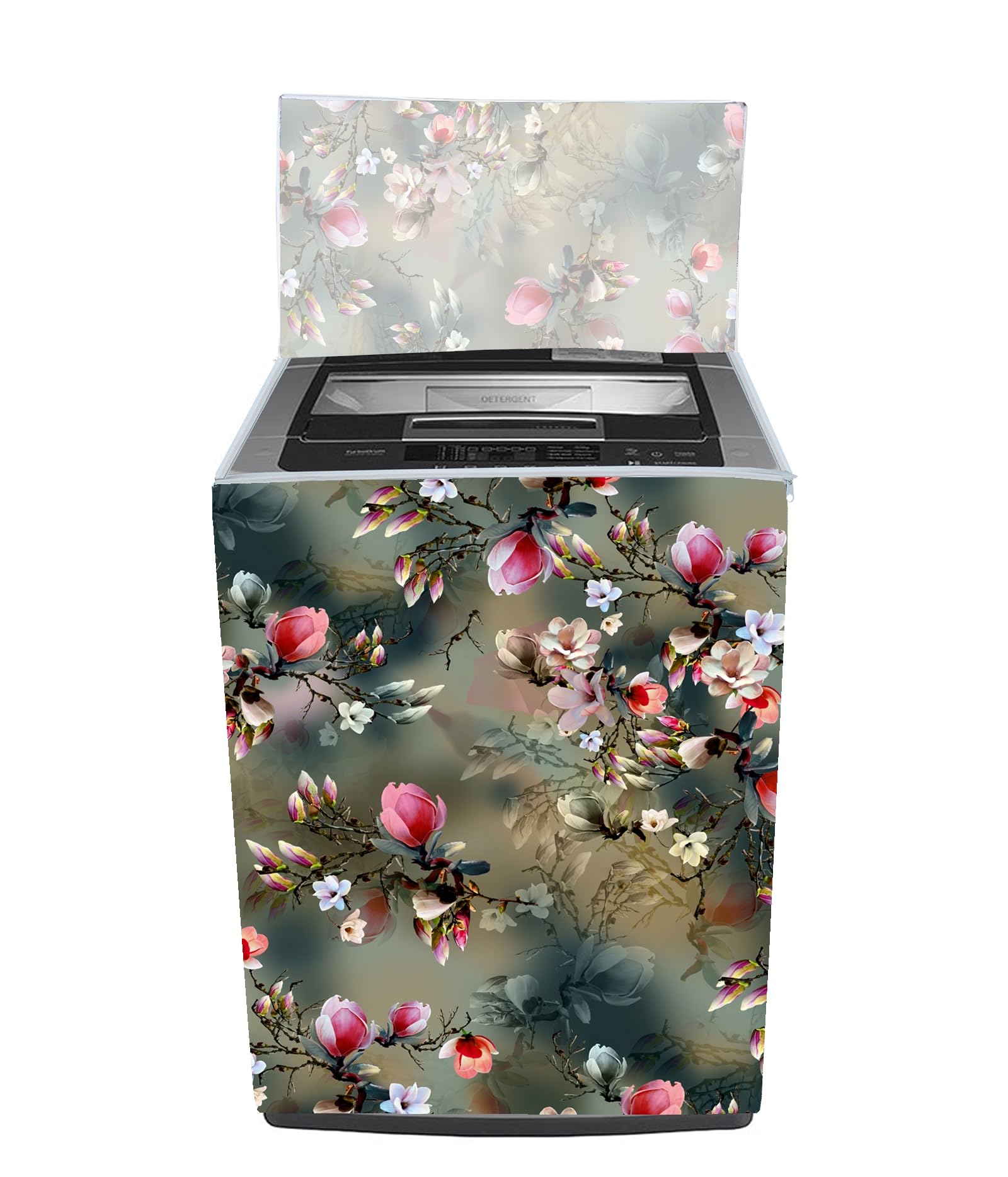 HomeStore-YEP PVC Fully Automatic Top Load Washing Machine Cover Compatible For Samsung, Lg, Whirlphool, IFB 7 Kg, 7.5 Kg,8 Kg, 8.5 Kg , 9 Kg Dimension 59X59X86 CM (Green)