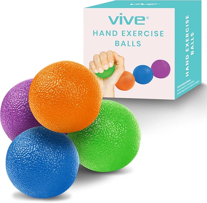 Vive Squeeze Balls for Hand Therapy, Exercise, Arthritis Grip