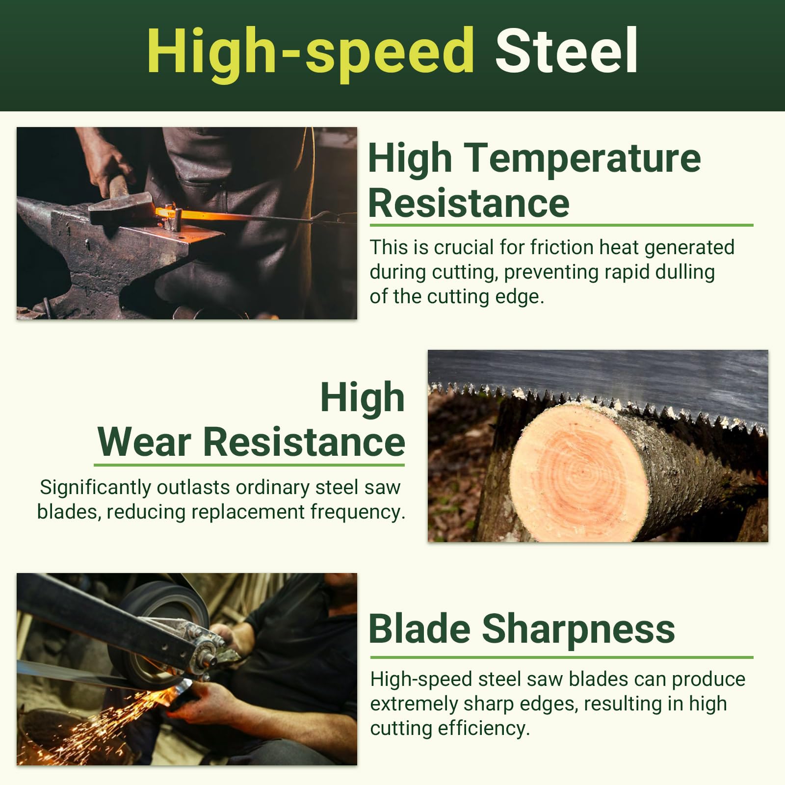 Jameson Pole Saw Blade - 13" Tri-Cut SB-13TE -5