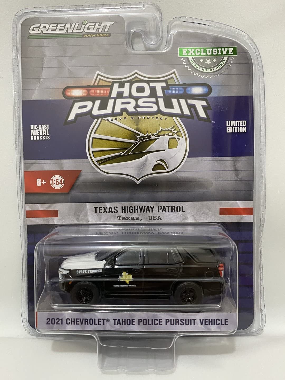 Buy 2021 Chevy Tahoe Pursuit Vehicle Black with White Hood Texas