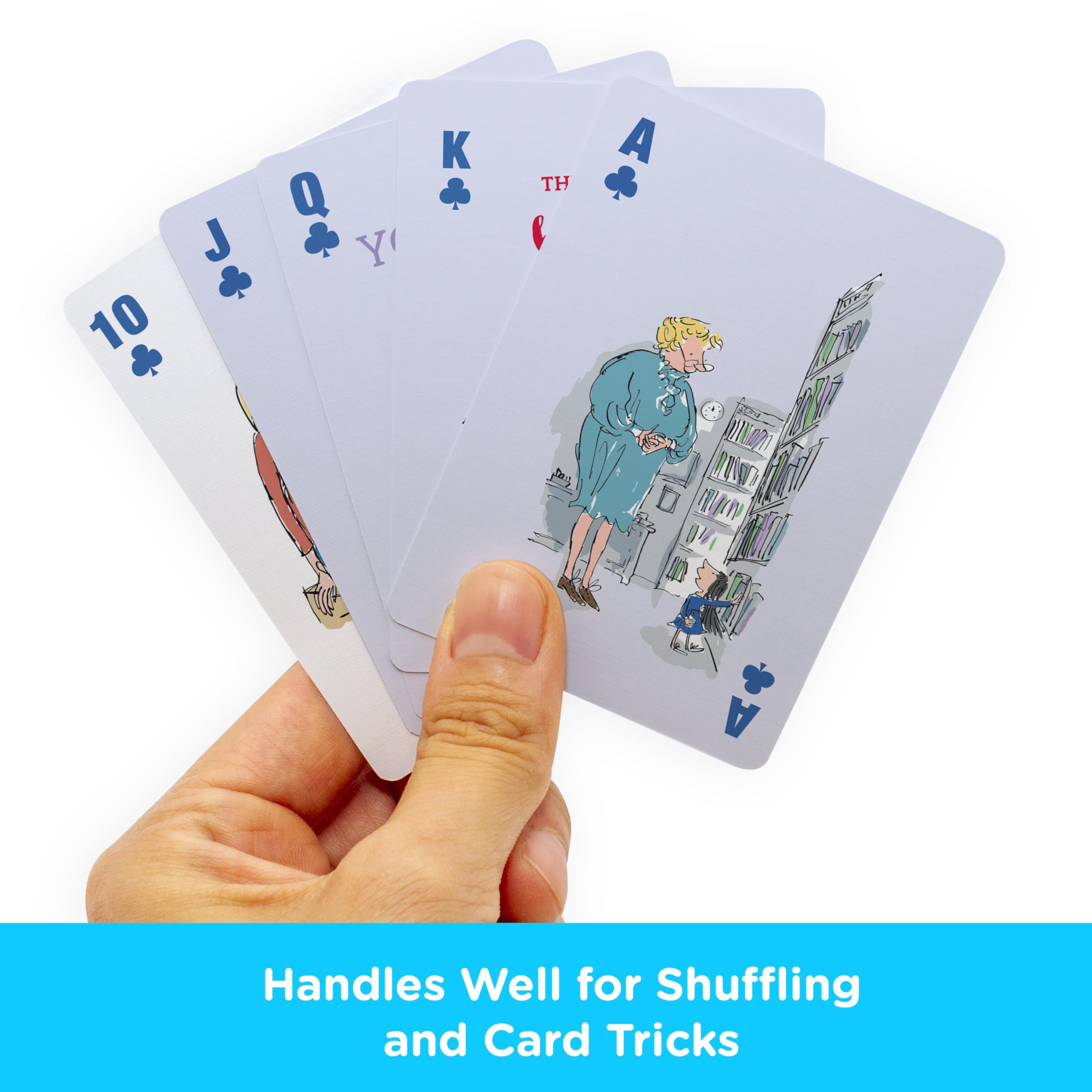 AQUARIUS Matilda Playing Cards - Roald Dahl Themed Deck of Cards for Your Favorite Card Games - Officially Licensed Matilda Merchandise & Collectibles - Image 4