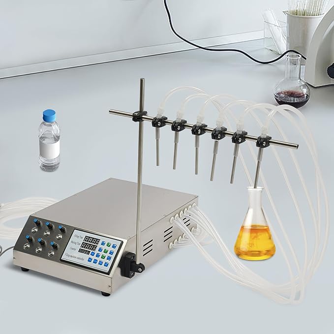 Llenadora Semiautomática de Líquidos, 6 Cabezales, Rango 5-2 miniatura 2