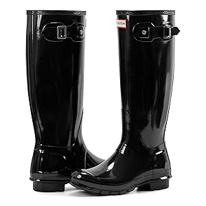 HUNTER ブラック 長靴 UK5 US7 EU38 ハンター HUNTER キッズ レインブーツ 長靴 ブラック UK11 17cm