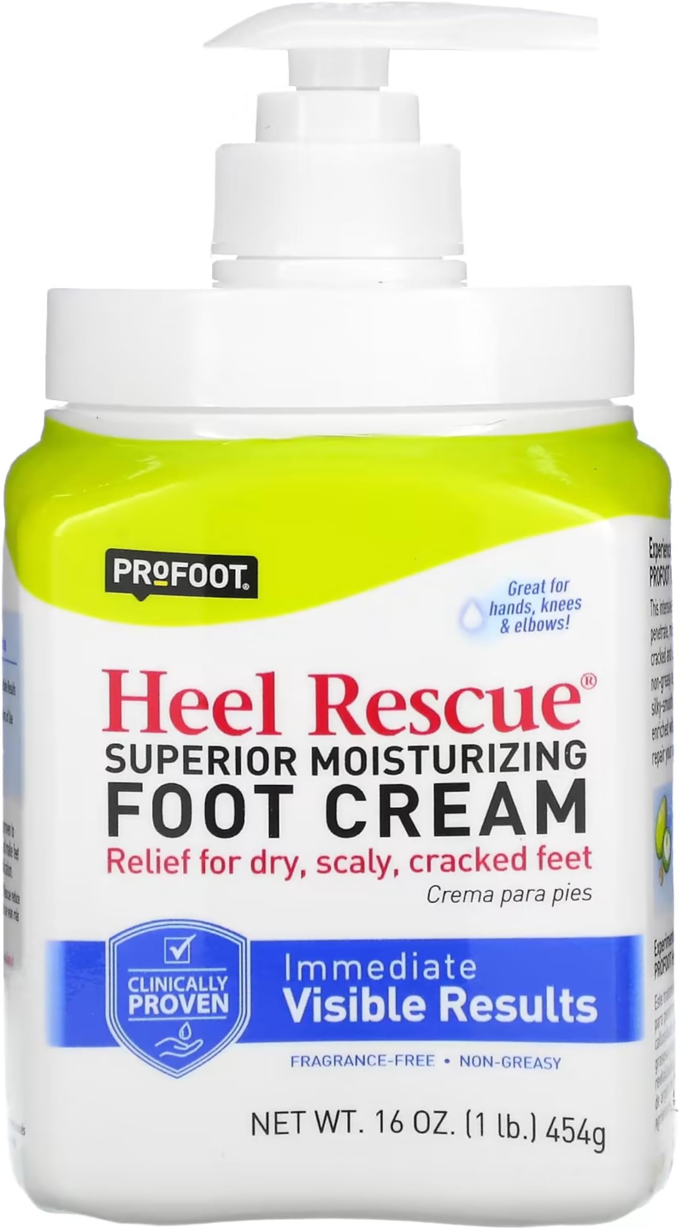 ProFoot Heel Rescue Superior Moisturizing Foot Cream 16 oz (Pack of 4)