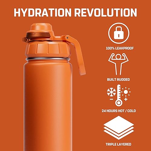 Miniatura 2 de Vesmoon Vessence - Botella infusora de té Botella infusora aislada de hojas y frutas sueltas de 24 onzas A prueba de fugas con tapa FlowSip