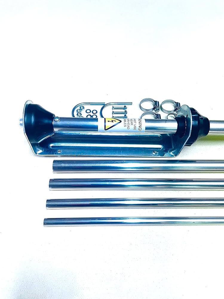 static co., ｜WAVE (silver) Sigma Venom 1/2 Wave Silver Rod CB Base Station Antenna 10