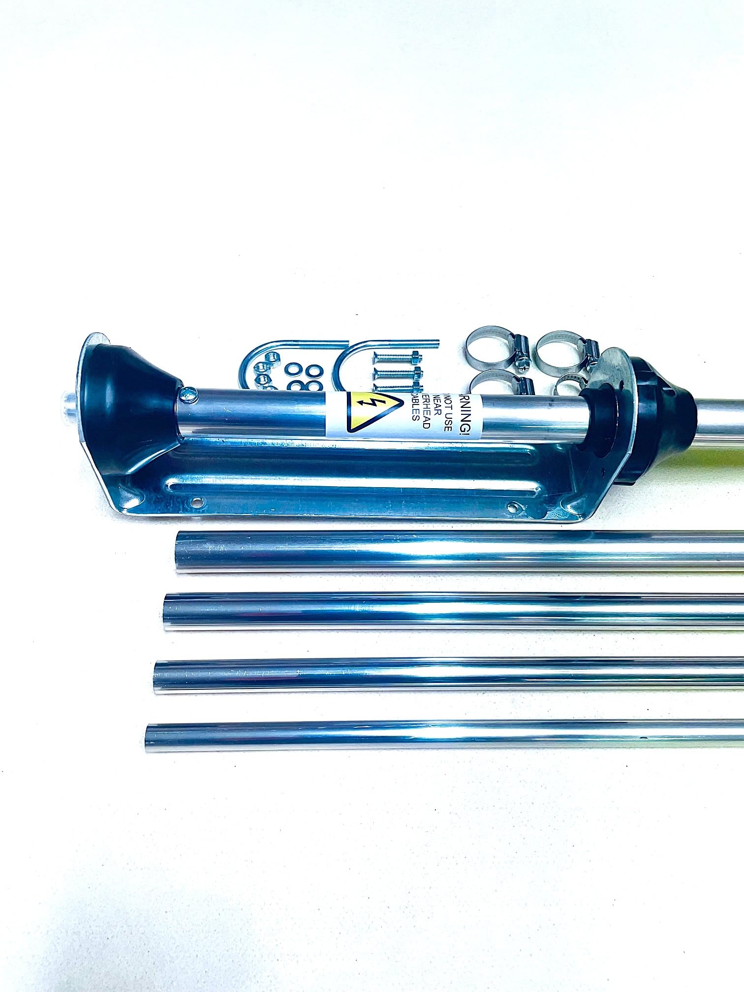 Sigma Venom 1/2 onda Silver Rod CB Base Station antena 10 y 11 metros