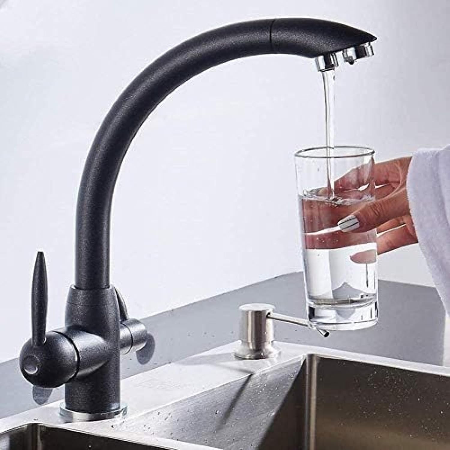 Kiten Taps Faucet Water Filter Faucet Brass Kiten Mixer Tap Deck Instal Rotating 360 Degree Water Treatment Kiten Faucet 83028Hw