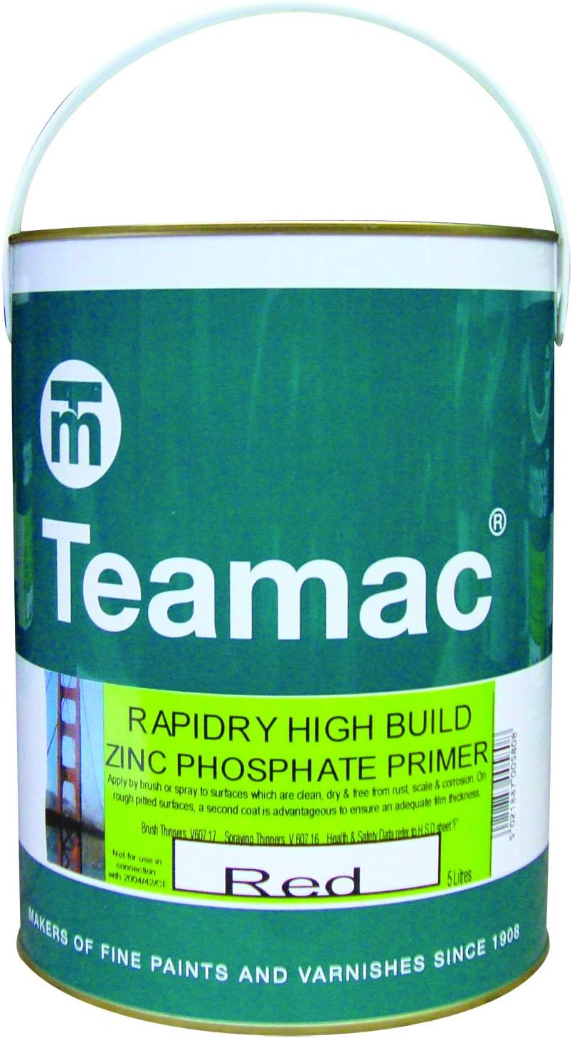 Rapidry High Build Zinc Phosphate Primer - Grey - 1 Litre
