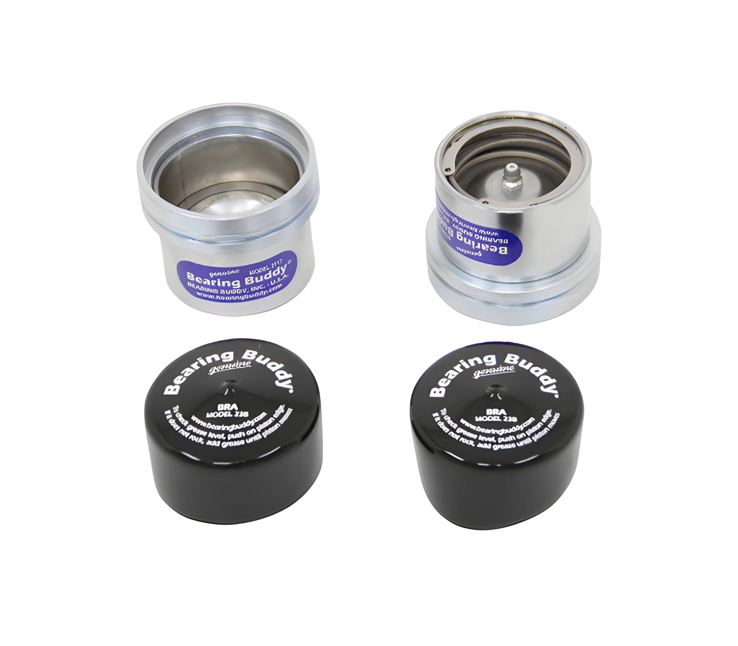 Stainless Steel Bearing Protectors (2.717) With Bras - Pair