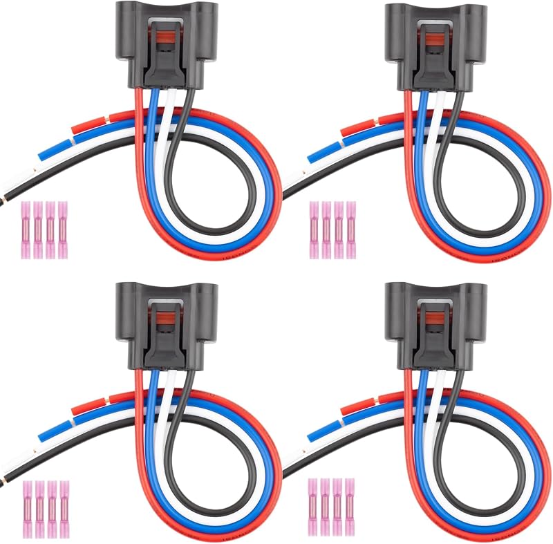 Conjunto de conectores do chicote da bobina de ignição Svicari para Toyota e Lexus – 4 unidades