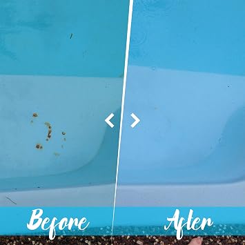 Iron Erase - Natural Iron Stain Remover for Pools & Hot Tubs | Removes Brown Metal Stains Fast | Non-GMO Ascorbic Acid and Plant-Based, No Harsh Chemicals | 32 oz Treats Multiple Stains