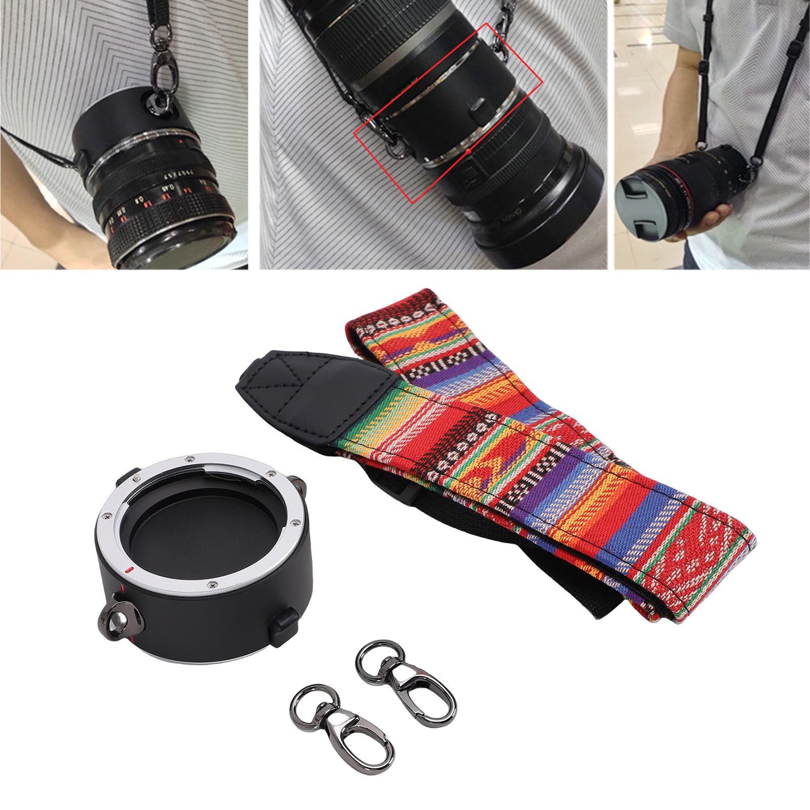 Lens Flipper z Aluminiowym Uchwytem z Szybkim Zwolnieniem | szybka wymiana obiektywów, 10-sekundowa zmiana akcesoriów aparatu na weselu, imprezie, pokazie mody