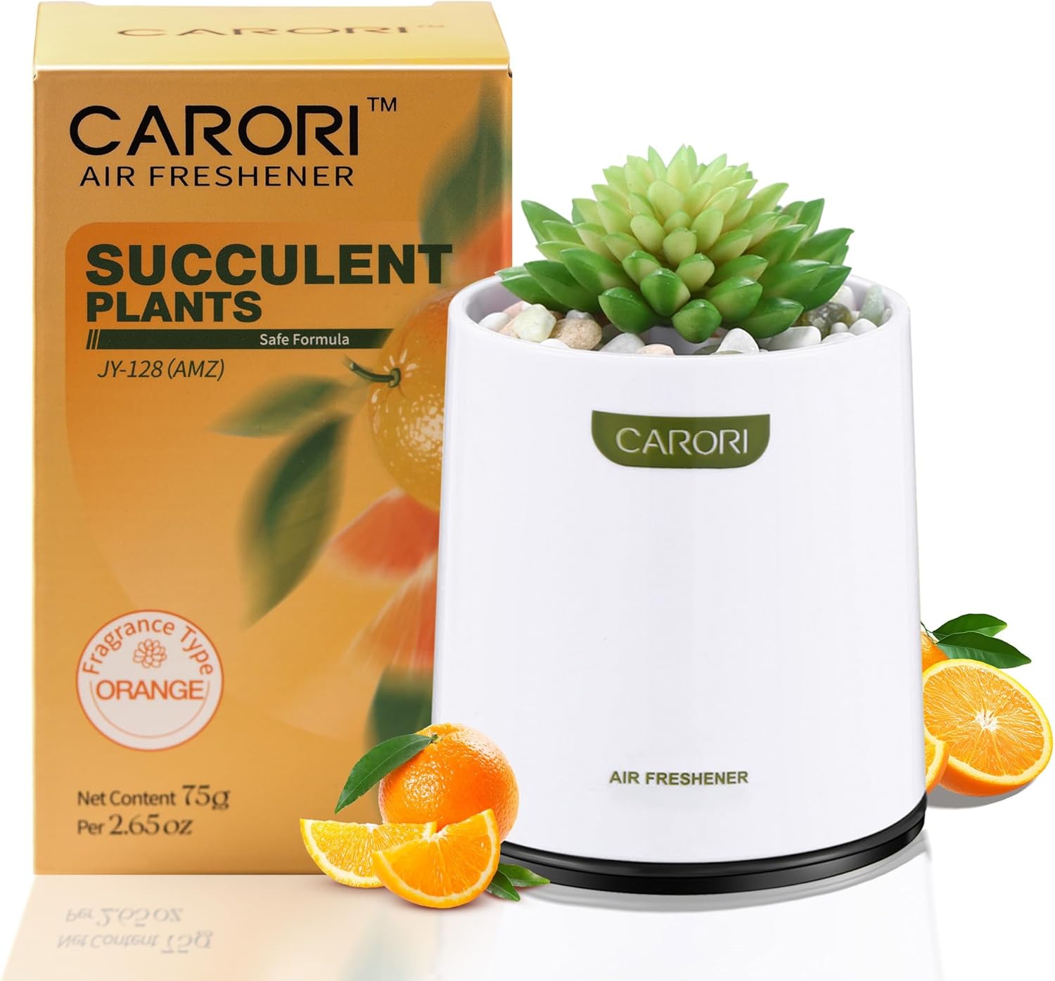 Bathroom Air Freshener, Odor Eliminator Gel-Fighting, Air Fresheners for Home and Bathroom and Kitchen, Closet Air Fresheners, Orange