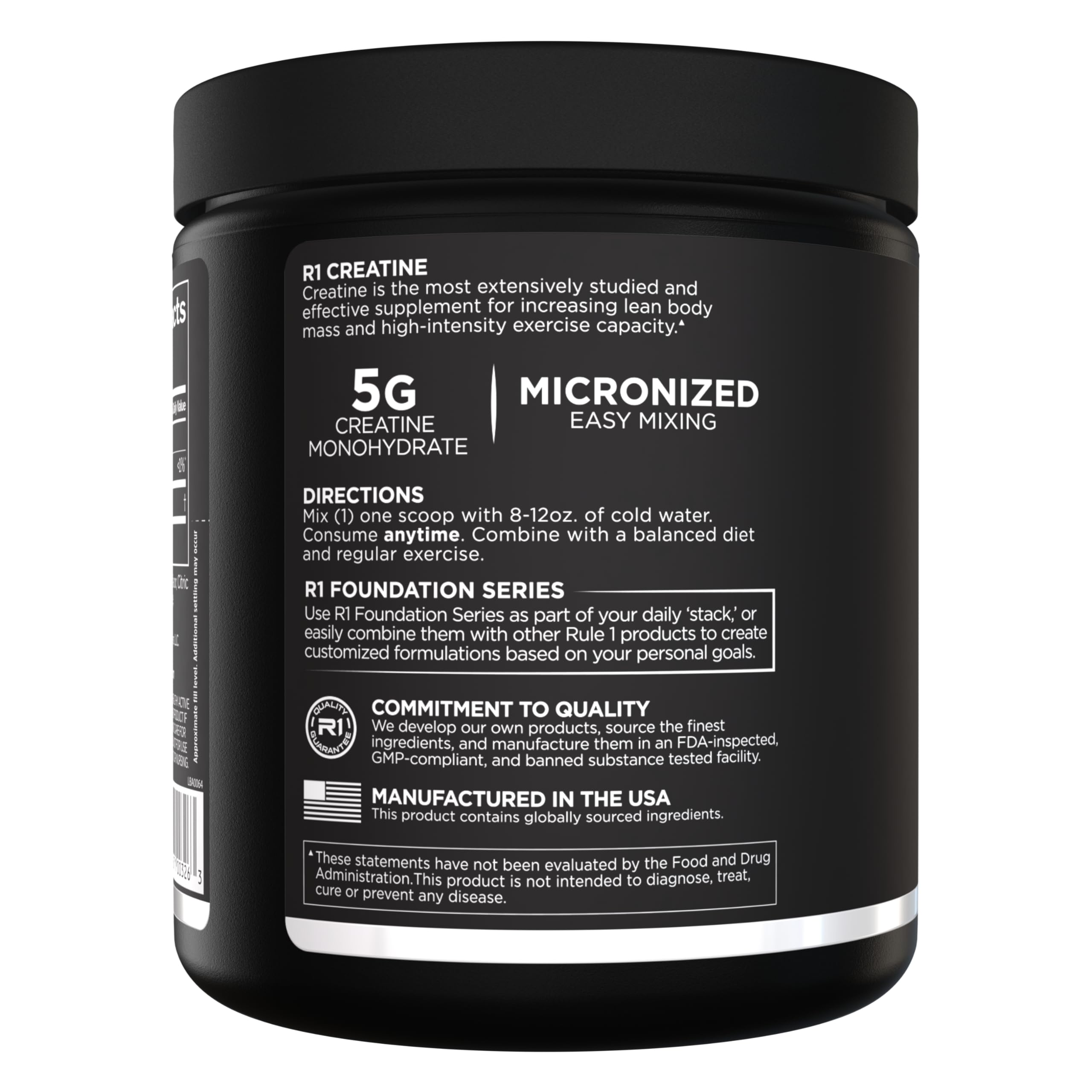 Rule 1 Proteins Creatine Powder, Fruit Punch, 30 Servings — Amazon image 2