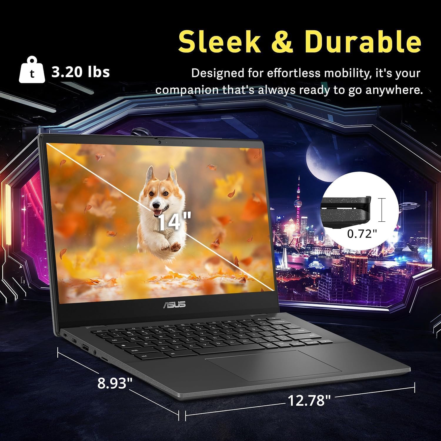 Amazon.com: ASUS Chromebook CM1402 Laptop, 14