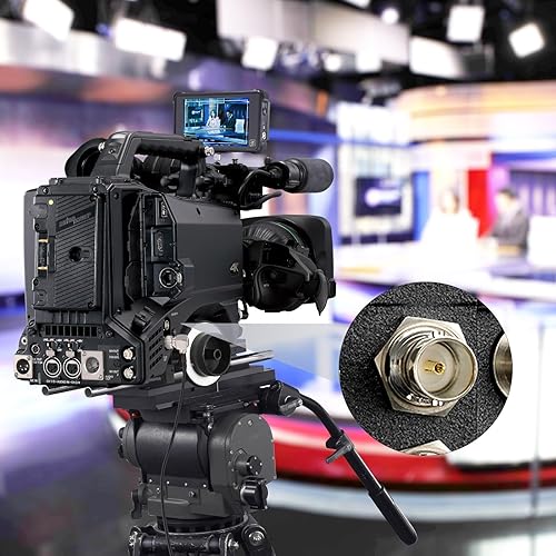 Vista 50 de Superbat Cable 3G/6G SDI BNC 75 Ohm Belden 1855A - 25ft, Soporta HD-SDI/3G-SDI/4K/8K Video para Cámaras de Vigilancia