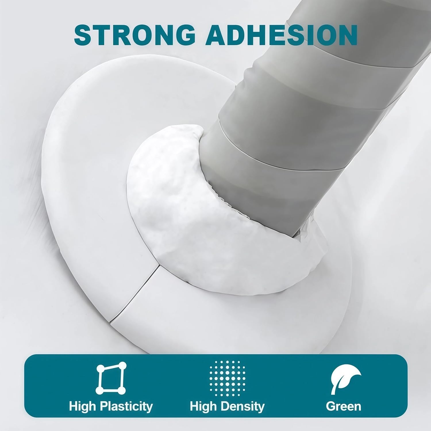 Waterproof Sealant Mastic, Upgrade Repair Sealing Clay Type White Waterproof Sealant Mastic, Quick Mending Mud for Holes and Gaps Wall Filler (3 Pcs)