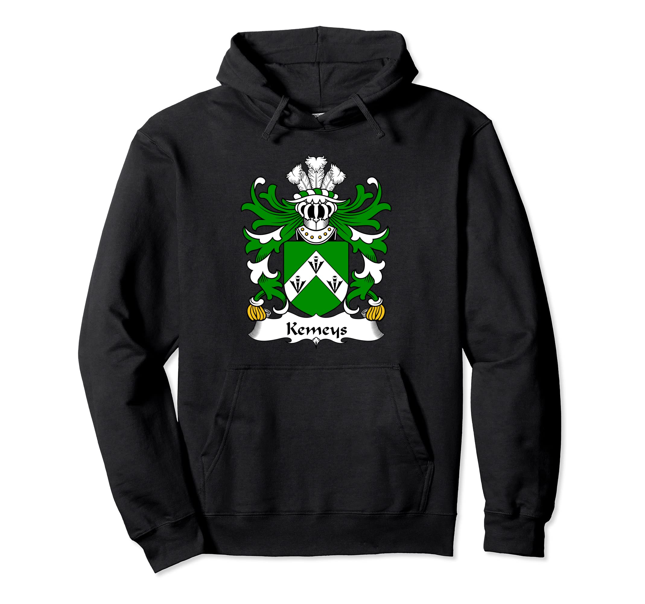 Kemeys Coat of Arms - Family Crest Pullover Hoodie