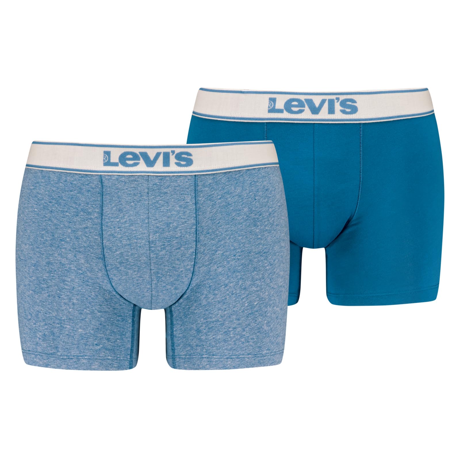 Levi's Vintage Heather Organic Cotton Boxer Briefs, Blue
